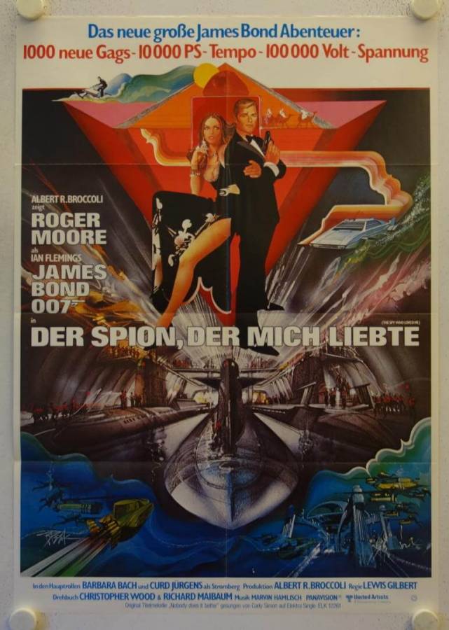 The Spy who loved me original release german movie poster